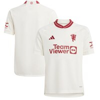 Youth adidas  White Manchester United 2023/24 Third Replica Jersey