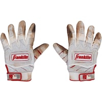 Paul Goldschmidt St. Louis Cardinals Game-Used White Franklin Batting Gloves vs. Milwaukee Brewers on May 15, 2023
