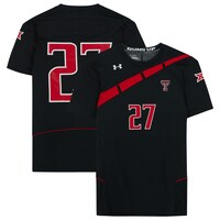 Texas Tech Red Raiders Team-Issued #27 Black Jersey from the Athletics Program