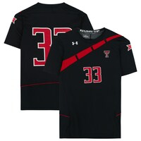 Texas Tech Red Raiders Team-Issued #33 Black Jersey from the Athletics Program