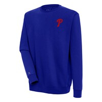 Men's Antigua  Royal Philadelphia Phillies Victory Pullover Sweatshirt