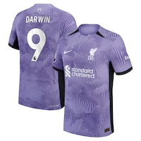 Men's Nike Darwin Núñez Purple Liverpool 2023/24 Third Vapor Match Authentic Player Jersey