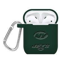 New York Jets Debossed Silicone AirPods Case Cover