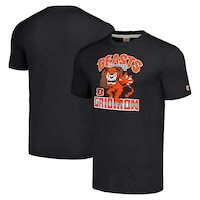Unisex Homage  Charcoal Cincinnati Bengals Monsters of the Gridiron Halloween Tri-Blend T-Shirt