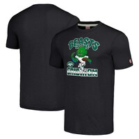 Unisex Homage  Charcoal New York Jets Monsters of the Gridiron Halloween Tri-Blend T-Shirt