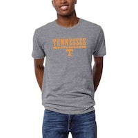 Men's League Collegiate Wear  Heather Gray Tennessee Volunteers  Victory Falls Tri-Blend T-Shirt