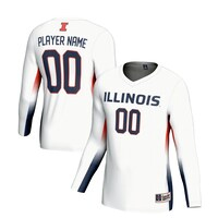 Youth GameDay Greats  White Illinois Fighting Illini NIL Lightweight Volleyball Jersey