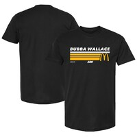 Men's Checkered Flag Sports  Black Bubba Wallace McDonald's Hot Lap T-Shirt