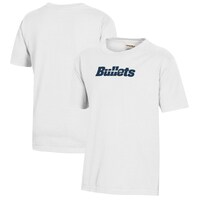 Youth  White Gettysburg Bullets Logo Comfort Colors T-Shirt