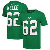 Youth Nike Jason Kelce Kelly Green Philadelphia Eagles Player Name & Number T-Shirt