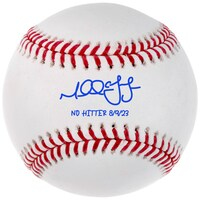 Michael Lorenzen Philadelphia Phillies Autographed Baseball with "No Hitter 8-9-23" Inscription