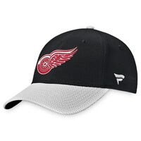 Men's Fanatics Branded  Black/Gray Detroit Red Wings 2023 NHL Global Series Sweden Adjustable Hat