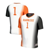 Youth GameDay Greats White #1 Oklahoma State Cowboys  Lightweight Women's Soccer Jersey