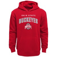 Youth Scarlet Ohio State Buckeyes Stadium Classic Pullover Hoodie