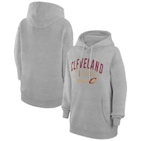 Women's G-III 4Her by Carl Banks  Heather Gray Cleveland Cavaliers Filigree Logo Pullover Hoodie