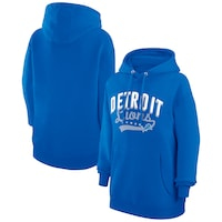 Women's G-III 4Her by Carl Banks  Blue Detroit Lions Filigree Logo Pullover Hoodie