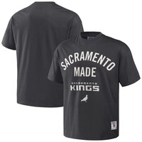 Men's NBA x Staple Anthracite Sacramento Kings Heavyweight Oversized T-Shirt