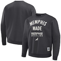 Men's NBA x Staple Anthracite Memphis Grizzlies Plush Pullover Sweatshirt
