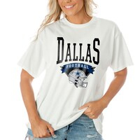 Women's Gameday Couture  White Dallas Cowboys Enforcer Relaxed T-Shirt