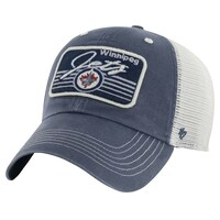 Men's '47  Navy Winnipeg Jets Five Point Patch Clean Up Adjustable Hat