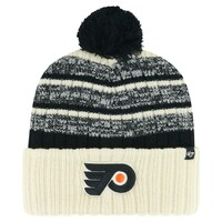 Men's '47 Cream Philadelphia Flyers Tavern Cuffed Knit Hat with Pom