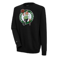 Men's Antigua  Black Boston Celtics Victory Pullover Sweatshirt