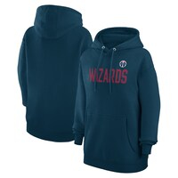 Women's G-III 4Her by Carl Banks  Navy Washington Wizards Dot Print Pullover Hoodie