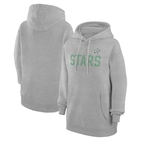 Women's G-III 4Her by Carl Banks  Heather Gray Dallas Stars Dot Print Pullover Hoodie