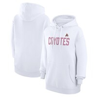 Women's G-III 4Her by Carl Banks  White Arizona Coyotes Dot Print Pullover Hoodie