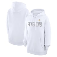 Women's G-III 4Her by Carl Banks  White Pittsburgh Penguins Dot Print Pullover Hoodie