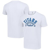 Men's Starter  White Tennessee Titans Half Ball Team T-Shirt