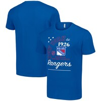 Men's Starter  Blue New York Rangers Arch City Team Graphic T-Shirt