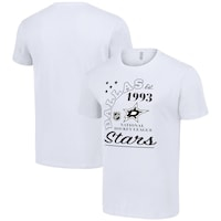 Men's Starter  White Dallas Stars Arch City Team Graphic T-Shirt