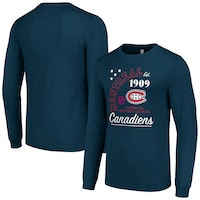 Men's Starter  Navy Montreal Canadiens Arch City Theme Graphic Long Sleeve T-Shirt