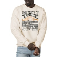 Men's Uscape Apparel Cream Tennessee Volunteers Premium Heavyweight Crew Neck Sweatshirt