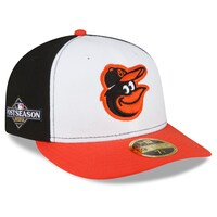 Men's New Era  White Baltimore Orioles 2023 Postseason Low Profile 59FIFTY Fitted Hat