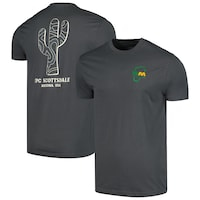 Unisex Flomotion Charcoal WM Phoenix Open TPC Scottsdale Topo T-Shirt