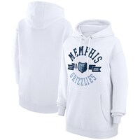 Women's G-III 4Her by Carl Banks  White Memphis Grizzlies City Pullover Hoodie
