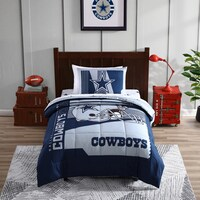 Dallas Cowboys Twin Size Bed In A Bag Set