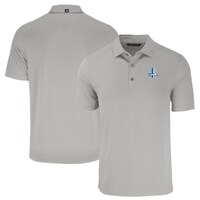 Men's Cutter & Buck  Gray Detroit Lions Throwback Forge Eco Stretch Recycled Polo