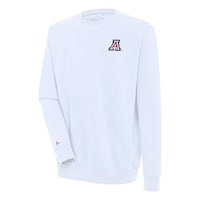 Men's Antigua  White Arizona Wildcats Victory Pullover Sweatshirt