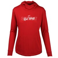 Women's Levelwear  Red Detroit Red Wings Vivid Long Sleeve Hoodie T-Shirt