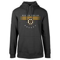Men's Levelwear  Black Boston Bruins Podium Fleece Pullover Hoodie