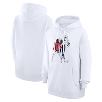 Women's G-III 4Her by Carl Banks  White Florida Panthers Hockey Girls Fleece Pullover Hoodie