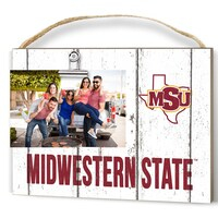 Midwestern State Mustangs 8" x 10" Weathered Clip It Frame