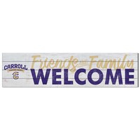 Carroll College Fighting Saints 10" x 40" Friends & Family Welcome Sign