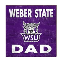Weber State Wildcats 10'' x 10'' Dad Plaque