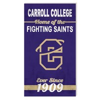 Carroll College Fighting Saints 11'' x 20'' Indoor/Outdoor Home Sign