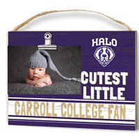 Carroll College Fighting Saints 8" x 10" Cutest Little Team Logo Clip Photo Frame