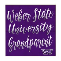 Weber State Wildcats 10'' x 10'' Grandparent Plaque